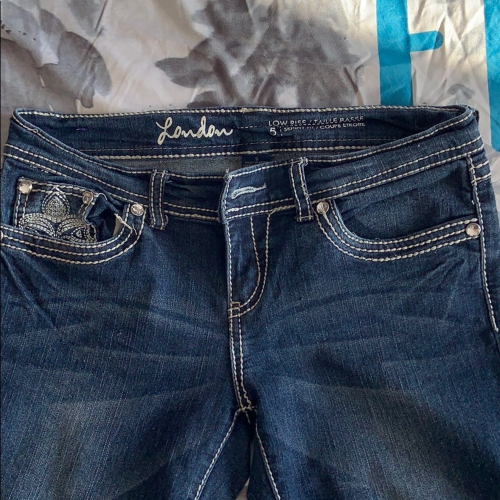 Silver: Lowrise Skinny Jean